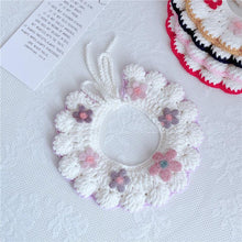 Load image into Gallery viewer, Hand-Knitted Flower Pet Collar - San Frenchie
