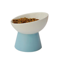 Load image into Gallery viewer, Candy Color Ceramics High Foot Pet Bowl - San Frenchie
