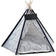 Load image into Gallery viewer, Pet Teepee House w/ FREE Cushion - San Frenchie
