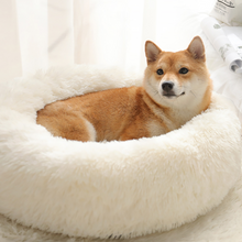 Load image into Gallery viewer, Donut Calming Bed for Dogs and Cats - San Frenchie
