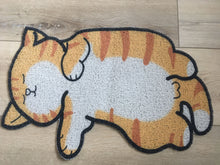 Load image into Gallery viewer, Sleeping Cat Floor Mat
