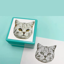 Load image into Gallery viewer, Custom Pet Portrait Stamp
