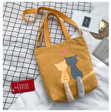 Load image into Gallery viewer, 3D Cat Canvas Bag
