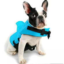 Load image into Gallery viewer, Shark Dog Safety Life Jacket - San Frenchie
