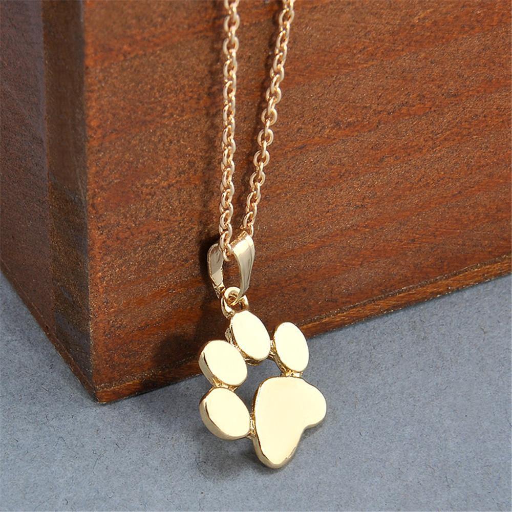 Cute Paw Pendant Necklace - San Frenchie