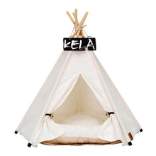 Load image into Gallery viewer, Pet Teepee House w/ FREE Cushion - San Frenchie

