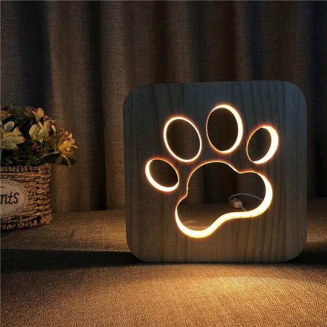 3D Wooden Night Light - San Frenchie