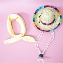 Load image into Gallery viewer, Summer Straw Hat (w/ FREE Scarf) - San Frenchie
