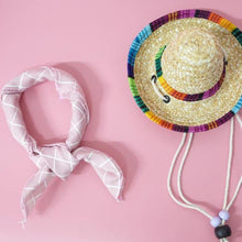 Load image into Gallery viewer, Summer Straw Hat (w/ FREE Scarf) - San Frenchie
