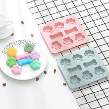 Load image into Gallery viewer, premium 3D dog foot ice cube trays

