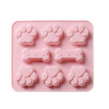 Load image into Gallery viewer, Puppy Dog Paw and Bone Silicone Molds - San Frenchie
