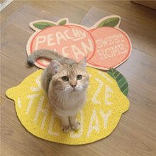 Load image into Gallery viewer, Peach shaped Cat Litter Mat - San Frenchie
