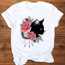 Load image into Gallery viewer, Flower Cat T-Shirt

