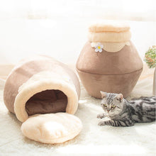 Load image into Gallery viewer, Honey Jar Plush Pet House - San Frenchie
